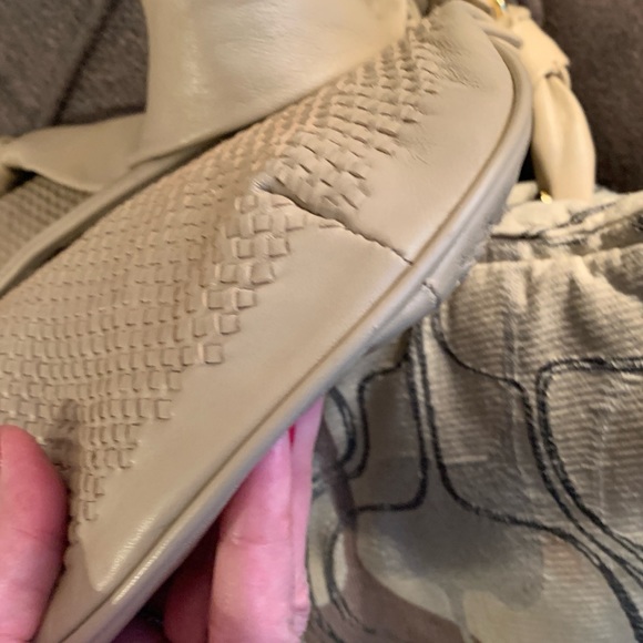 Authentic TORY BURCH Woven leather Flap shoulder bag - Picture 14 of 16